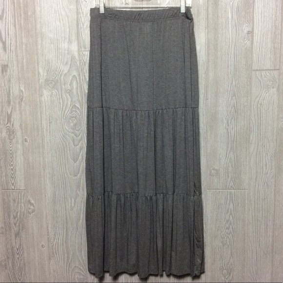 by Joseph Dresses & Skirts - NWOT Gray 3 Tier Maxi Skirt - PLUS SIZE 2X LAST 1